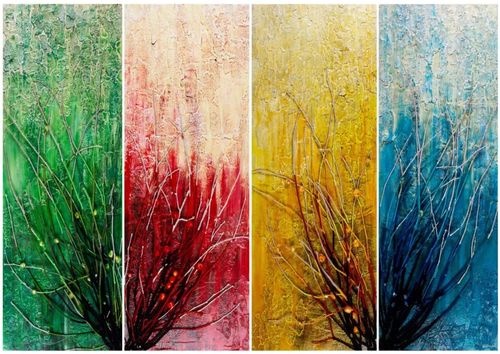 蒋凯 春夏秋冬 综合材料