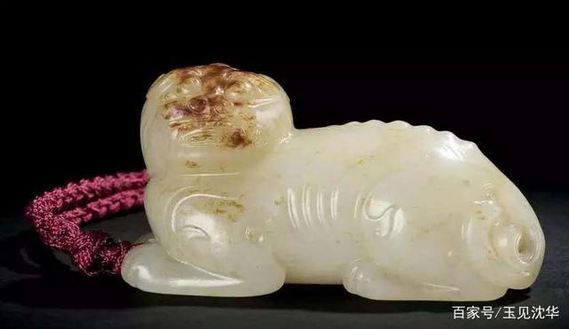 2018年拍卖的一只明代玉虎