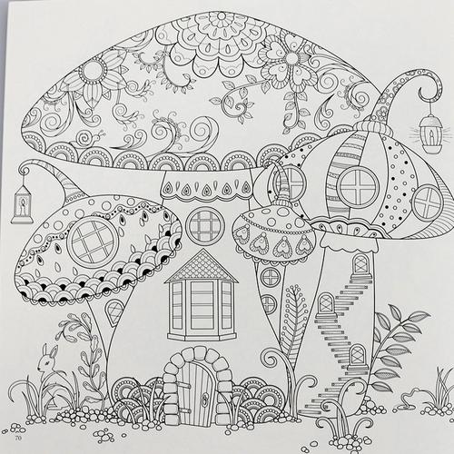 公主的秘密花园 姚朝辉 色铅笔涂鸦填色教程 手绘涂鸦绘画 人物绘手绘