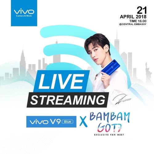 vivo举办独家粉丝见面会 代言人bambam已顺利抵达泰国