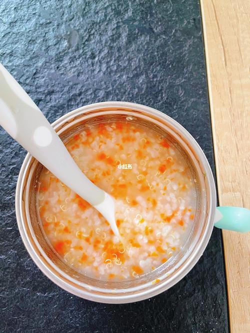 胡萝卜胚芽米粥_米粥_宝宝辅食_宝宝辅食日记_母婴_婴