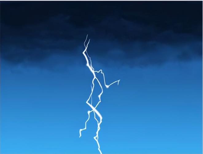 动漫闪电怎么画教你用ps绘制动漫闪电效果画法