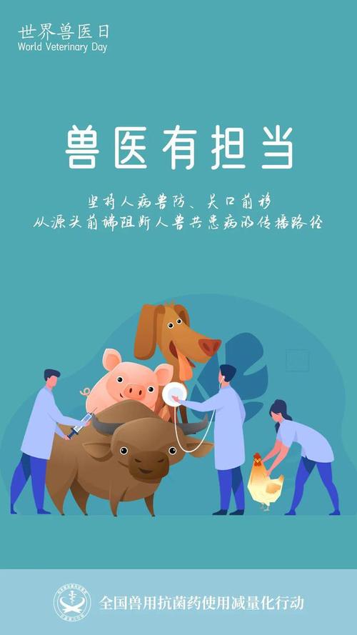 世界兽医日科学使用兽用抗菌药兽医有担当