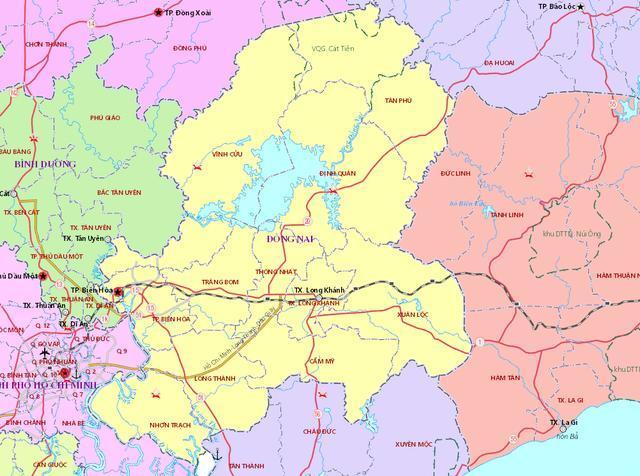 下面是越南第二人口大省清化省(不含直辖市)的地图——红色部分.