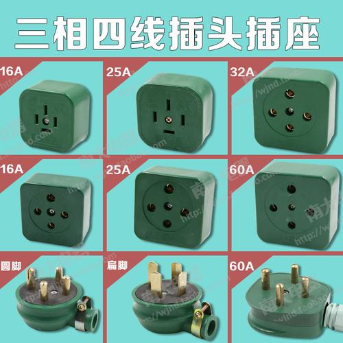 三相四线插头插座
