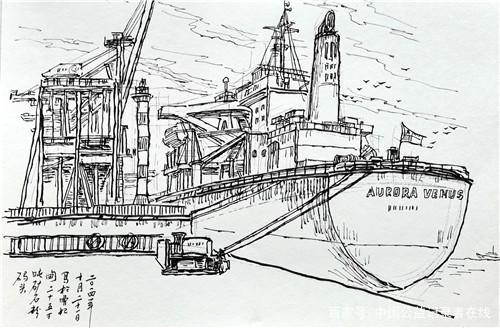 凤凰涅盘 速写唐山 画家郑建中先生作品赏析