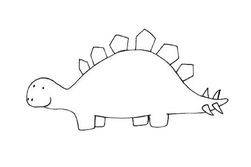 简笔画小恐龙可爱恐龙简笔画步骤图片大全
