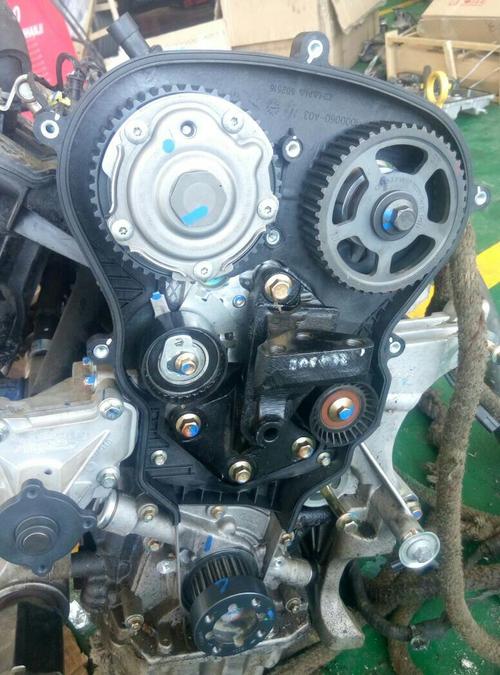 求大神指点长安cs75正时皮带记号对应方法.