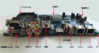              1, com口:接点歌机