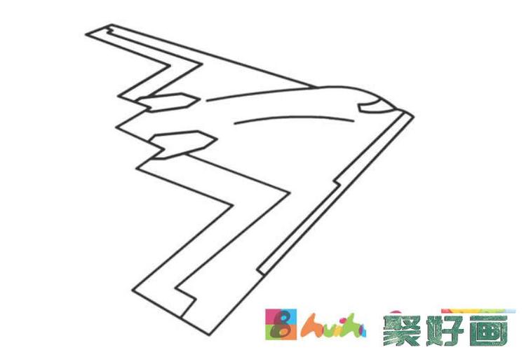 b2轰炸机简笔画画法图片怎么画简笔画教程
