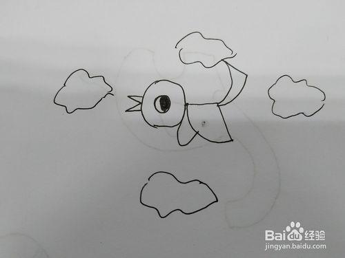 天空中飞翔的小鸟简笔画怎么画?