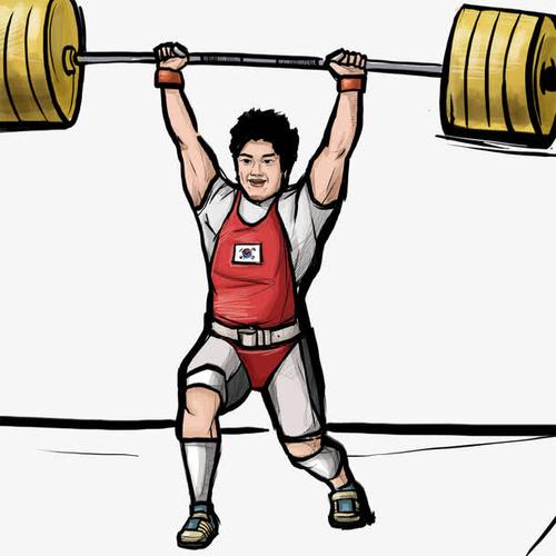 运动员,体育,运动,人物,卡通人物,矢量人物,举重