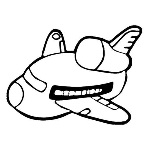 简单的小飞机简笔画