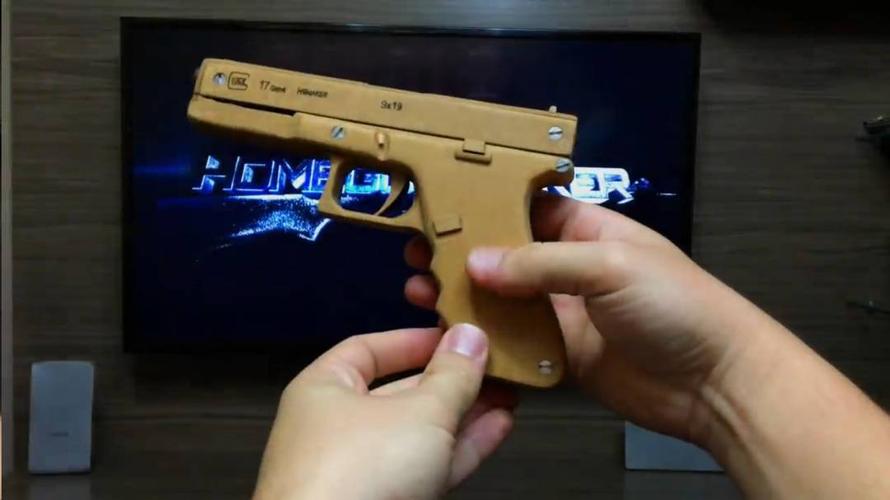 用纸板做98k教程图纸板玩具可以发射玩具枪 制作图纸设计图提供下载