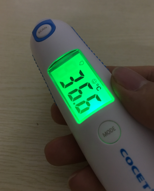 可事达cocet电子体温计婴儿红外线额温枪儿童体温枪宝宝耳温枪家用