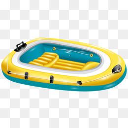 卡通汽艇救生船