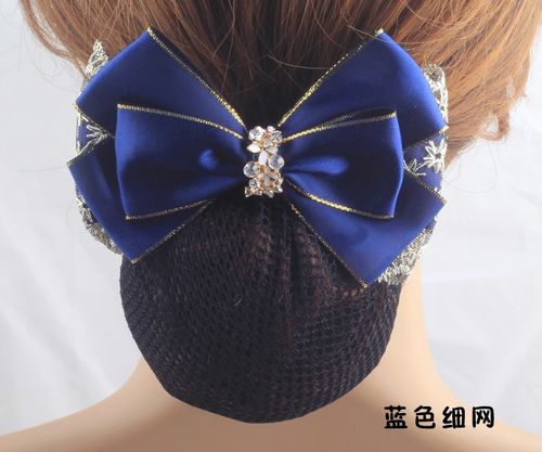 零点韩国发饰发网职业头花韩版银行护士酒店发饰