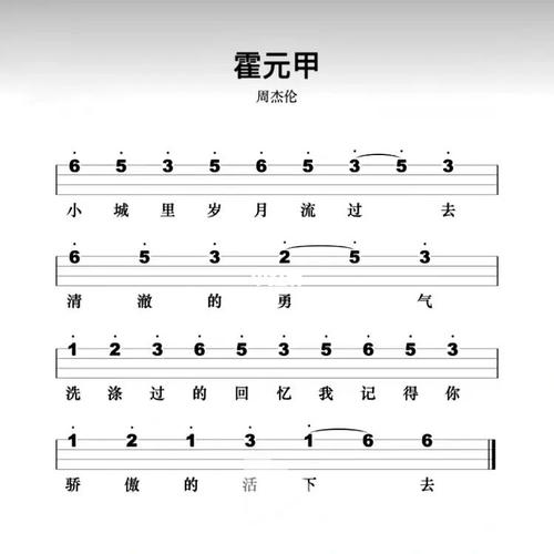 拇指琴 | 霍元甲&春夏秋冬_拇指琴_简谱_舞蹈_台球_琴谱_拇指琴