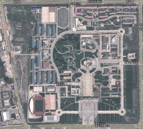 求黑龙江八一农垦大学平面图