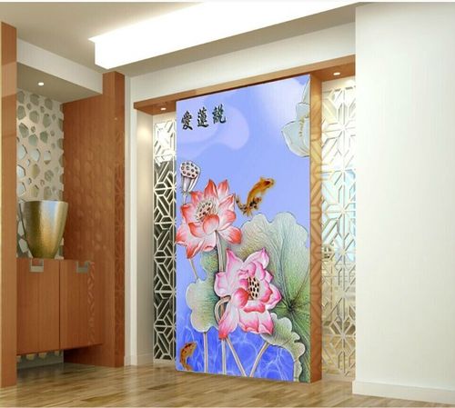 广东哪里的屏风玻璃,玻璃画制作,冰晶玻璃画引领时代潮流-志涛玻璃