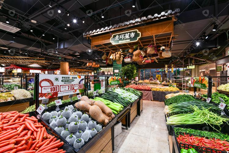 爱买特南坪plus生鲜超市-众派思空间设计_效果图区_室内设计联盟