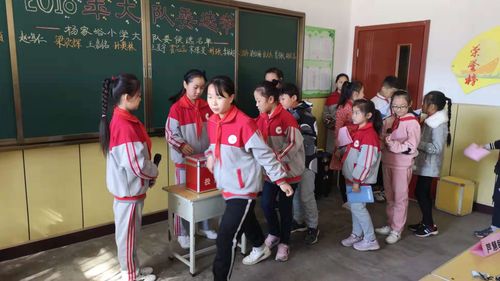 2018年杨家峪小学大队大队委竞选