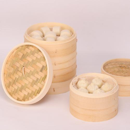 馒头包子架子螃蟹竹制笼屉小笼包蒸笼