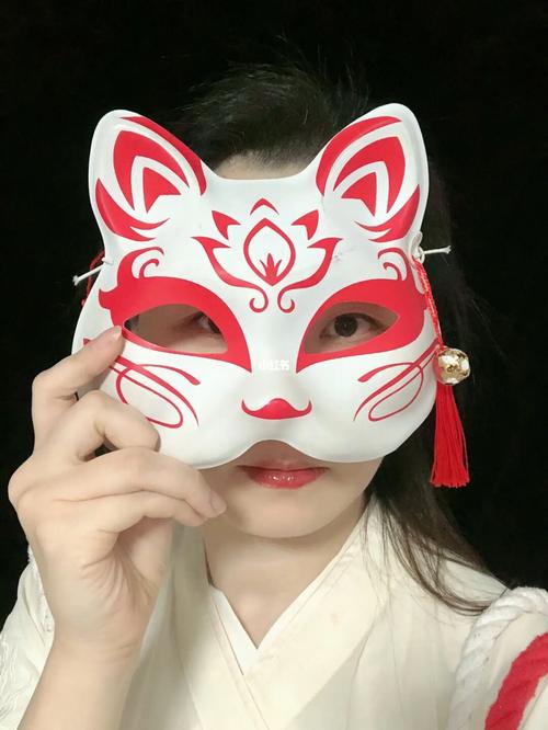 0202小狐狸面具_面具_神明少女_写真_汉服_薯条_摄影_写真