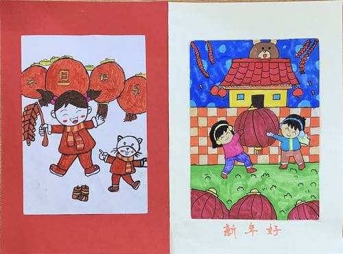 健跳镇中心小学教共体2020年学生"庆元旦"绘画作品比赛结果(六敖中心