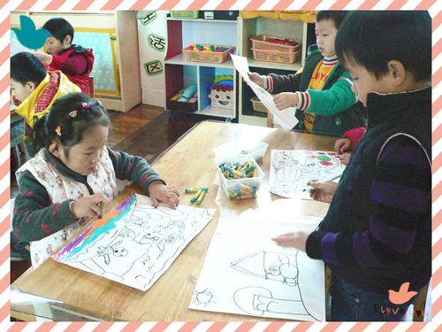 爱鸟宣传画