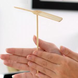 竹蜻蜓 手搓竹蜻蜓 飞行蜻蜓 纯手工制作 儿童玩具 益智玩具