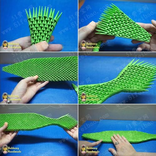 三角插手工艺品大全3d折纸龙舟制作图解