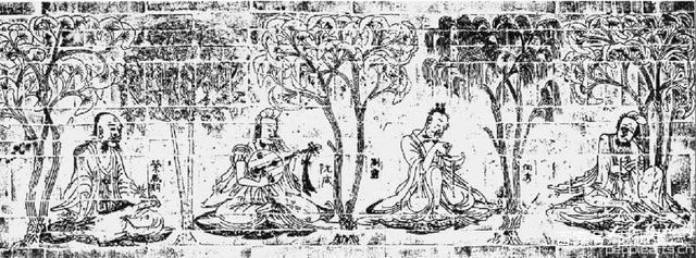 竹林七贤图中的七贤你知道是谁吗