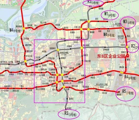 济南二期地铁规划已上报发改委!4条地铁线穿行唐冶!