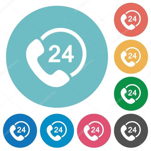 名称:24 小时服务图标