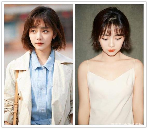 谭松韵示范:拯救大圆脸的"刘海",不管什么发型,都能