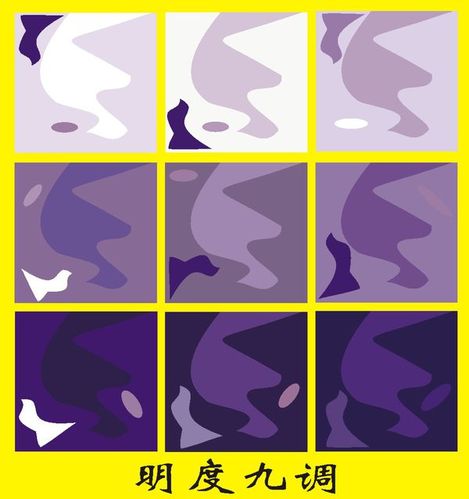 有简单一点的图,适合做色彩明度9调的作业,急啊