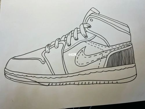 黑白创意线描/鞋子/原创_线描_鞋子_素描_创意美术_写生_绘画_少儿