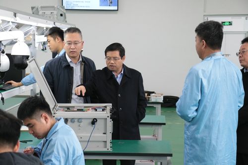 鲁峰武一行到综合保税区进行项目调研