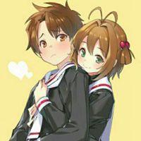 李小狼和小樱情侣头像一左一右【点击鼠标右键下载】