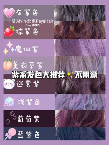 显白_发色_紫色系_夏天去哪玩_paya hair自由行热门攻略_潮流_染发