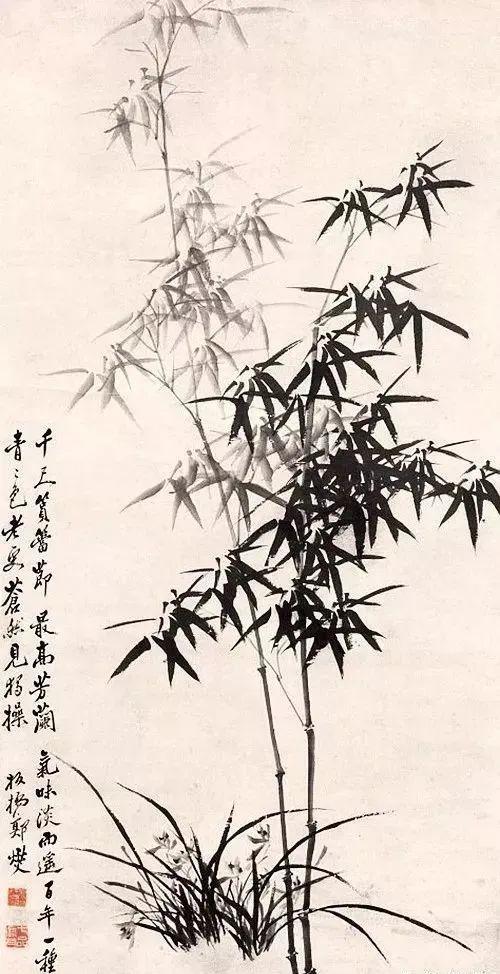 郑板桥部分兰竹墨竹图欣赏