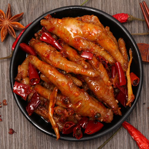 鸡爪宝妈私厨四川特色美食虎皮凤爪带骨麻辣鸡肉零食