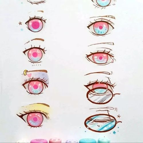 漫画素材之眼睛
