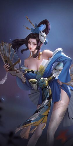 《王者荣耀壁纸》不知火舞皮肤手机壁纸,上上下下,左左右右,baba