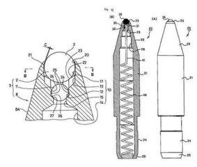 谁有圆珠笔笔珠的结构示意图,要有详细分析的.谢谢