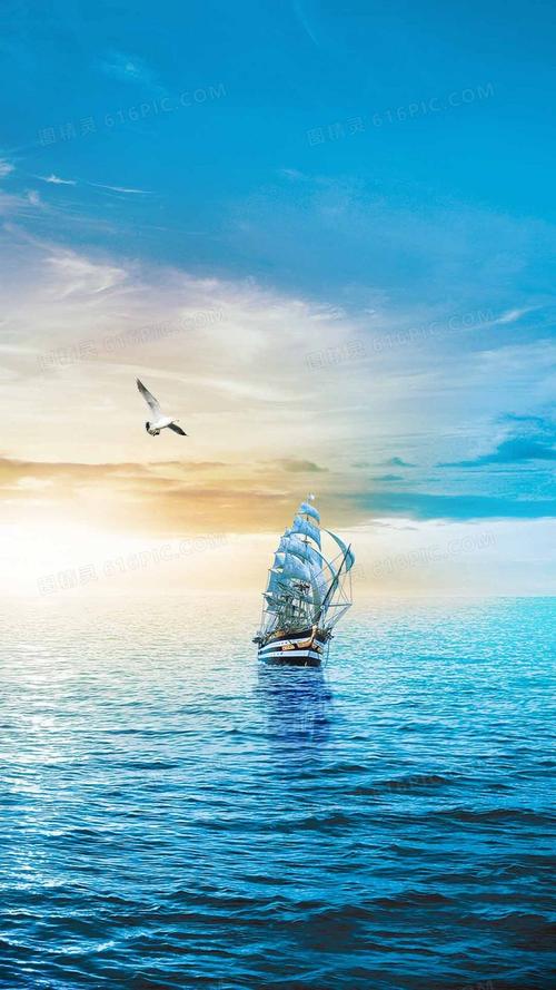 背景图8000 × 2500jpgpsd企业文化海报背景模板大全jpgpsd沙滩轮船
