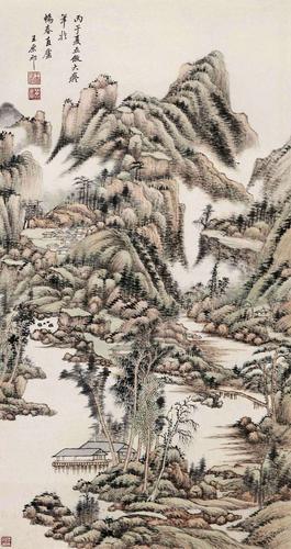 王原祁《仿大痴山水图》