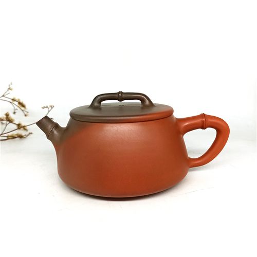 笑哈广西钦州坭兴茶壶紫砂壶徐位勇窑变竹节汉瓦壶茶壶