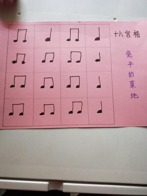 其它 【一起抗疫】音乐游戏《兔子的菜地》 写美篇 十六宫格里藏着一